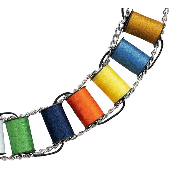 Pretty Mad Hatter Costume for Women Wonderland Hatter Cosplay Colorful Shoulder Belt 70 inches